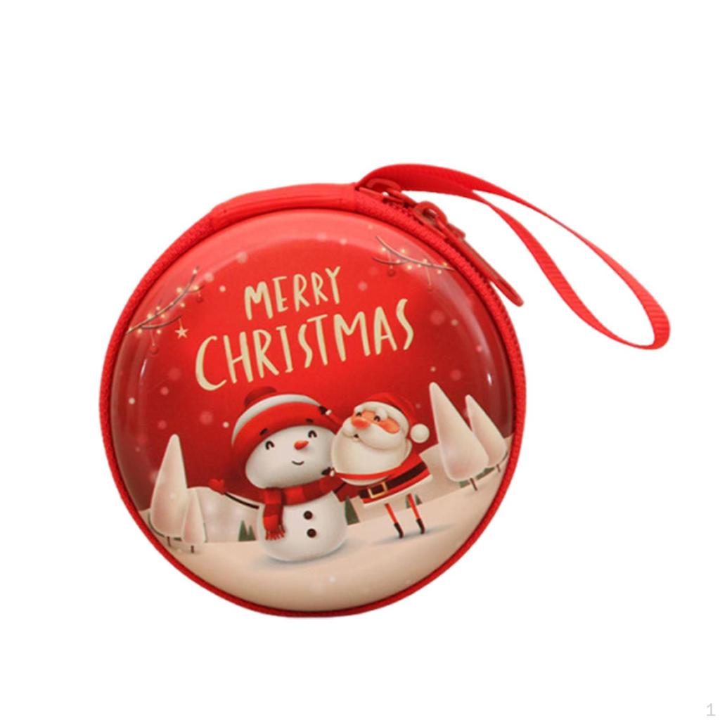 Christmas Purse ,Mini Wallet Cartoon ,Fashionable Compact Change Pouch Small Jewelry Trinkets