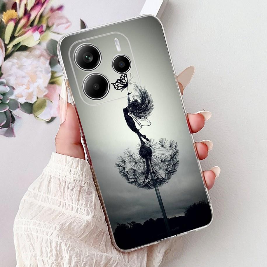 For Cover Xiaomi Redmi Note 14 4G Phone Case Luxury Marble Machine Soft Silicone Slim TPU Funda For Redmi Note 14 4G Note14 Capa
