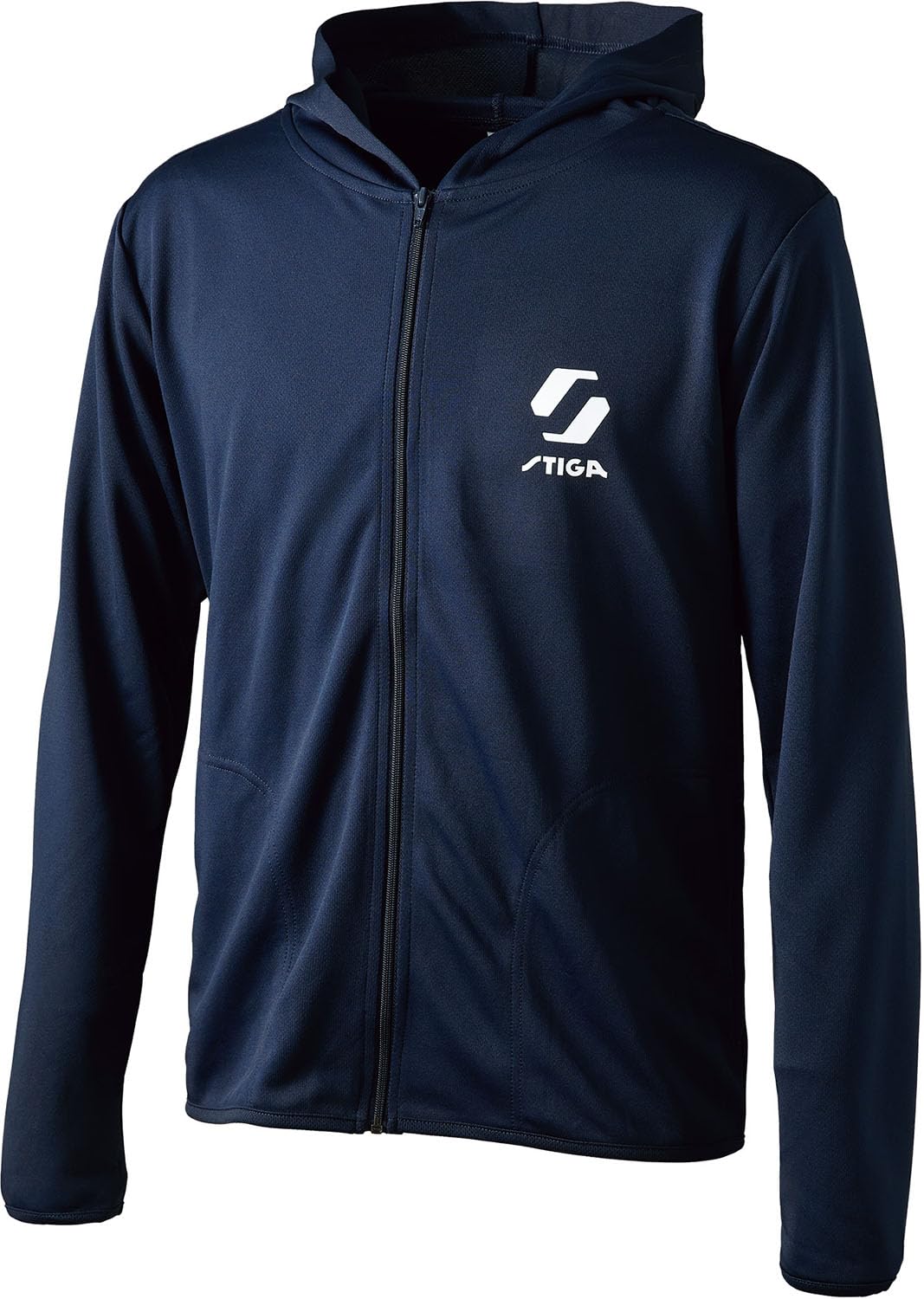

Толстовка с капюшоном Dry на молнии темно-синяя 3L [STIGA] JP-II