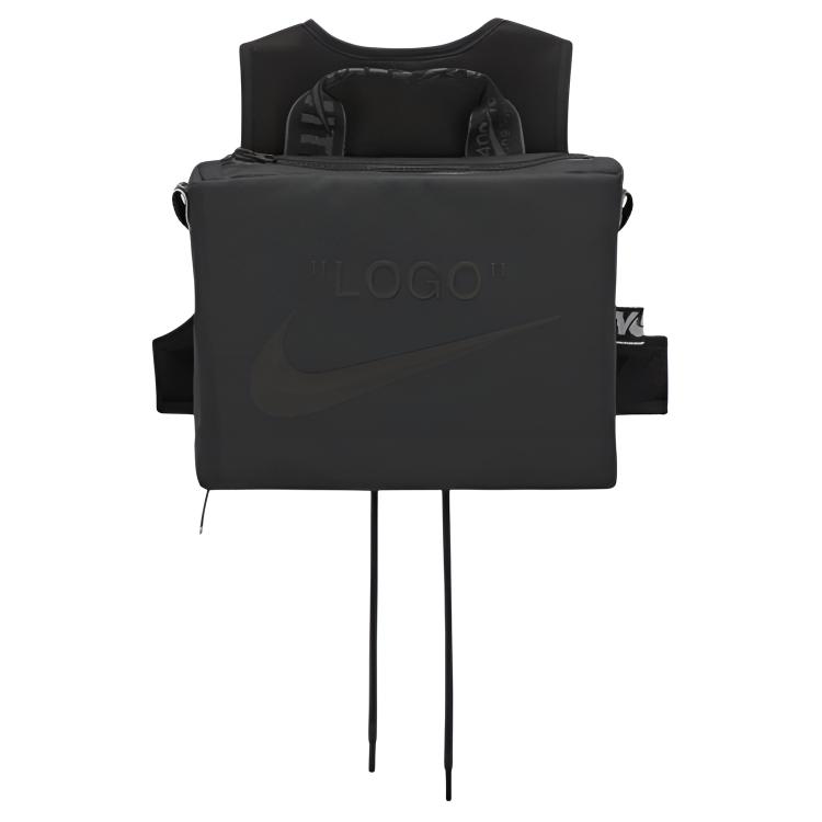 Nike Womens X Off-White NRG X Cross Bib Black Women Tops BV8054-010