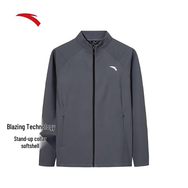 Anta Men's Winter Business Commuter Fleece-Lined Jacket