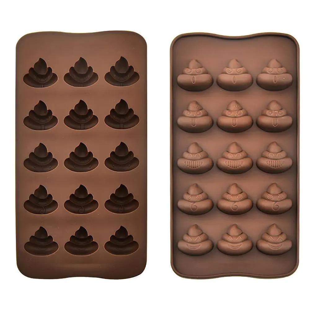 Morsom Mini Bæsj Sjokoladeform 15 Ruter Såpeform Kjøkkenredskaper Stearinlysform Kake