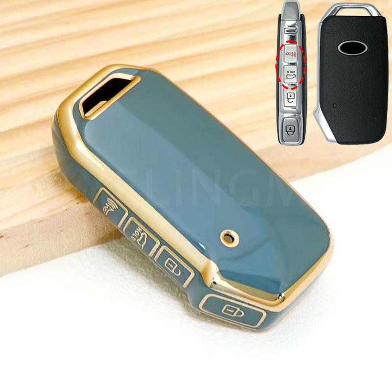 Tpu Car Remote Key Fob Case Cover For Kia Ray  Sportage  K7  Cadenza  Sorento 4 Soul Telluride K3 Cerato
