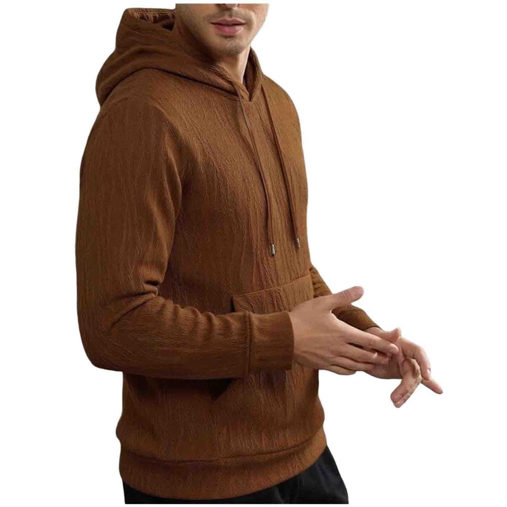 Men's Pullover Hoodie with Pocket Color Casual Outdoor Sportswear