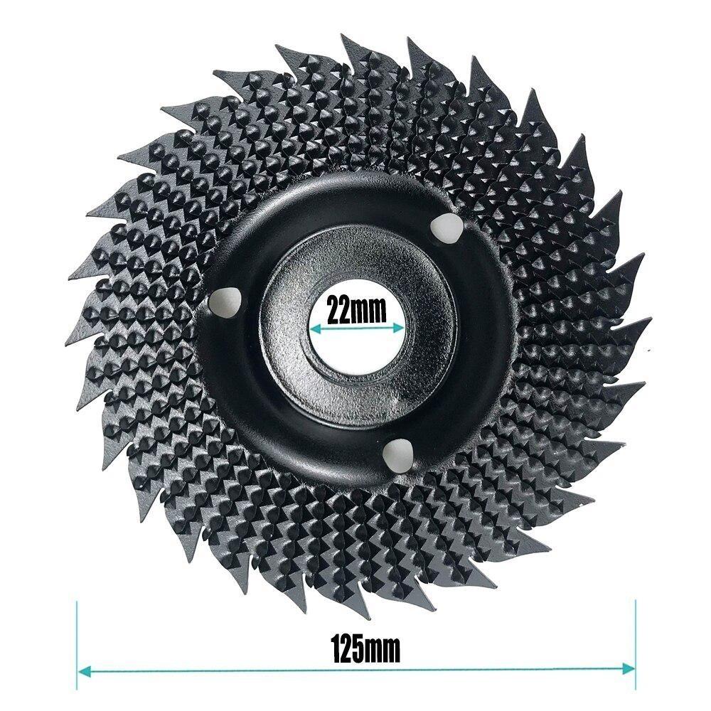 Slipeskive av vinkelsliper 22 mm boring Rund tre Vinkelslipeskive Slipemiddel DIY Trebearbeidingsverktøy Utskjæringsroterende verktøy