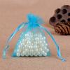 50/100pcs Solid Color Yarn Organza Gift Bags Organza Bag Mesh Wedding Candy Packaging Bag Storage Tulle Fabric Pouches 50%