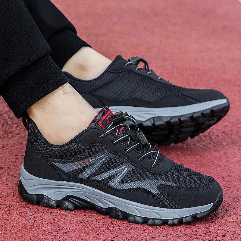 

Осень 2024 года, обувь для пожилых людей, сетчатая модная тенденция, легкие нескользящие кроссовки больших размеров для родителей среднего и пожилого возраста 36