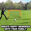 1/2pcs Kids Soccer Goals for Backyard 4x3 ft Portable Soccer Nets Outdoor Sport Training Equipment Soccer Goal with Carrying Bag