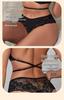 Black Lace Halter Bra & Panty Lingerie Set