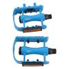 2 X Aluminium Alloy Bicycle Pedals Cycling Pedals Mountain Bike Platform Pedals (blue)