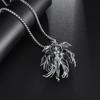 New Angel Pendant Girl Beast Necklace for Men and Women Couples Retro Charm Casual Jewelry Gift