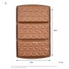 3-In-1 Chocolate Bar Molds Silicone Bars Break Apart Wax Melt Mould Easy Release Rectangle Durable