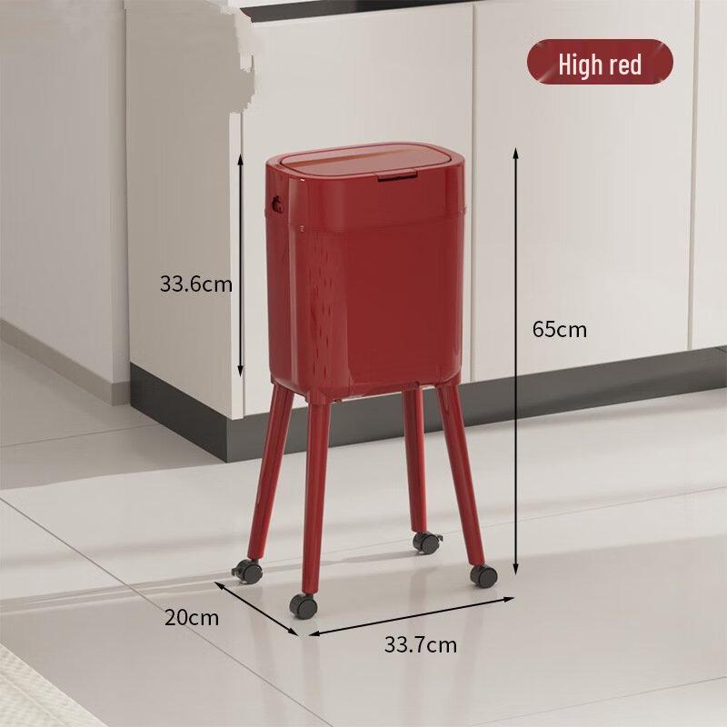 ZISIZ High-Legged Kitchen Trash Can