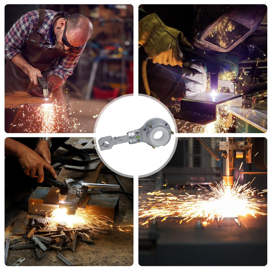 Multipurpose Plasmas Cutting Machine Torch Holders with Adjustment and Sturdy Stainless Steel Materials Torch Clamp
