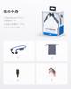 Bluetooth SHOKZ OpenMove Bone Conduction Official Store Wireless Earphones for Remote Meetings like and Working from 6 Hours of Ambient Sound Blue 5.1