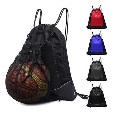 Tragbare Sporttasche für Männer, großer Rucksack mit Kordelzug, praktische Basketballtasche, leichte Sporttasche, Fitnessstudio-Zubehör