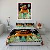 Christmas Reindeer with Scarf Bedding Duvet Cover Set Duvet Cover Pillowcases  (1*Duvet Cover 2*Pillowcases, without duvet insert)