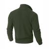 Men's Solid Color Stand Collar Zipper Sweatshirt Hoodie Men's Sports Large Size Casual Sweatshirt