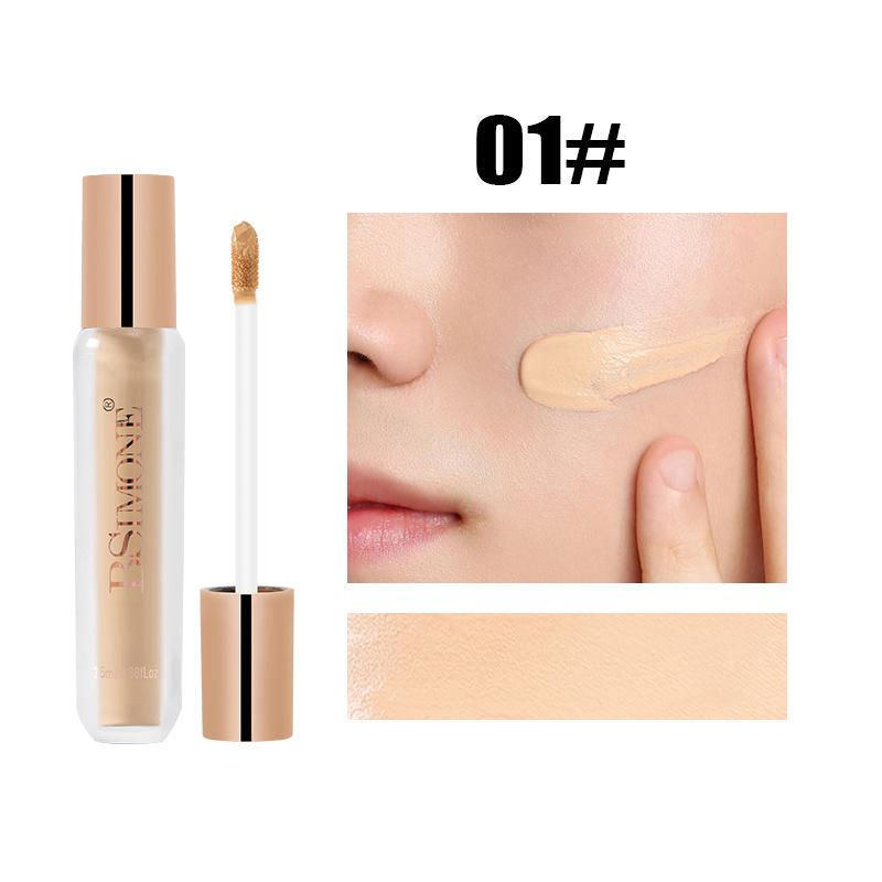 

Bsimone Waterproof Liquid Concealer Foundation Cream High Coverage Oil Control Moisturizing Concealer Professional Face Makeup as the picture
