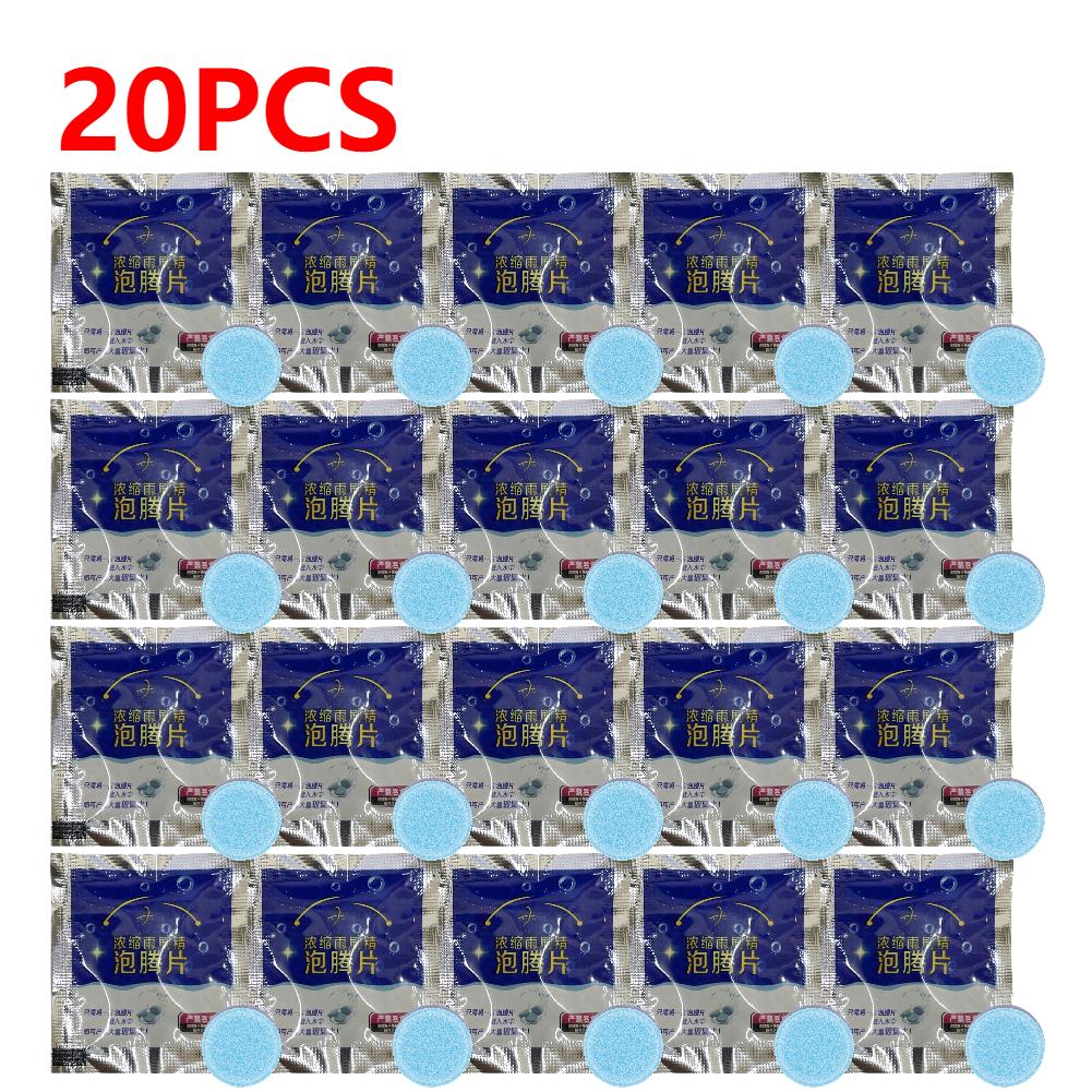 1-100PCS Solid Cleaner Auto Wiper Glass Solid Cleaning Concentrated Tablets Detergent Car Windscreen Cleaner Effervescent Tablet