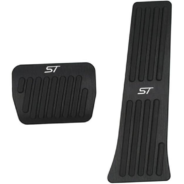 For Ford Explorer 2025 2024  - Aluminum Performance Pedals Set Non-Slip Accelerator And Brake Pedals Cover No Drill Brake Gas Accelerator Accessories Black 1