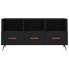 vidaXL TV-Schrank Schwarz 102x36x50 cm Holzwerkstoff