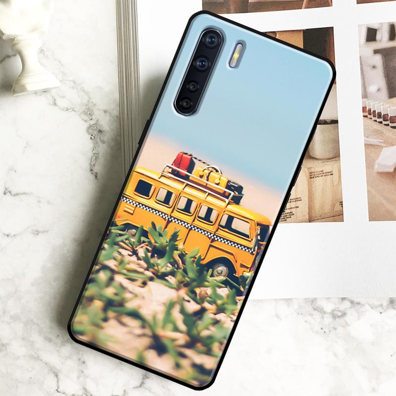 Combi Van Surf Case For Oppo A79 A18 A38 A58 A78 A98 A40 A60 A80 A16 A76 A96 A15 A74 A94 A54 A17 A77 Cover