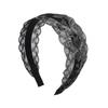Flowers Lace Mesh Hair Band Wide Side Women Lace Hairbands Cute Hair Hoop  Hair Accessories