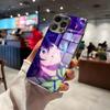 C-Comic Miya Chinen Phone Case For IPhone 17 Pro Max 15 Pro 16 14 Plus 12 13 Mini 11 Pro Shockproof Electroplated Glass Cover
