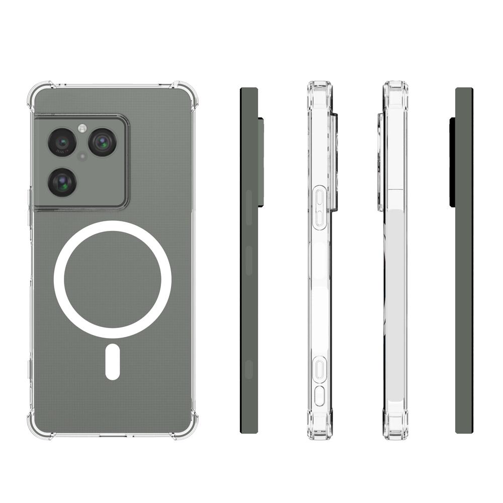 Sony Xperia 1 VIII jaoks Magsafe magnetilise läbipaistva ümbrise jaoks Sony Xperia 10vii 5v jaoks Õhupadjaga pehme silikoonist põrutuskindel ümbriseümbris