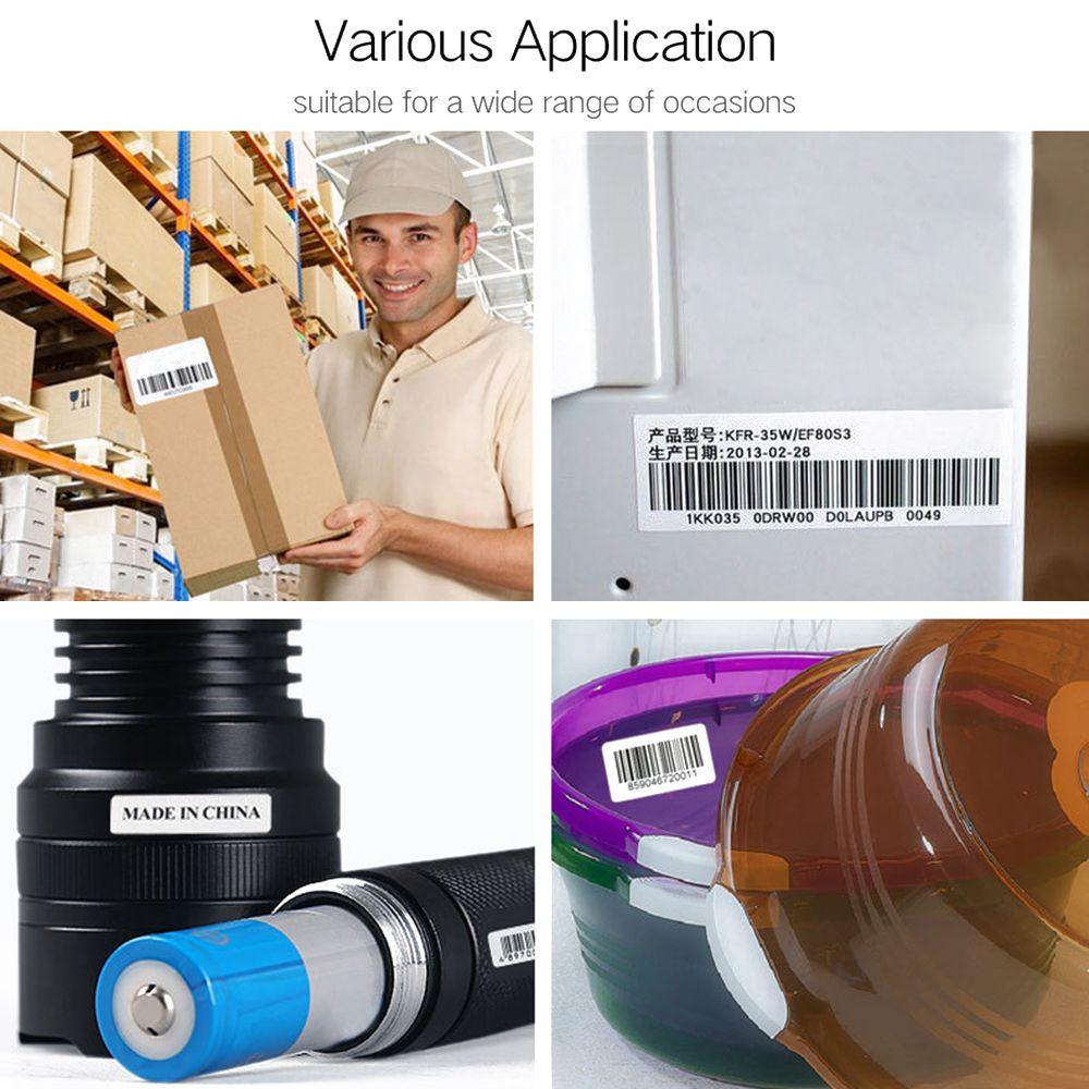 Price Blank Print Supplies Thermal Sticker Adhesive Paper Identification Tags Package Label