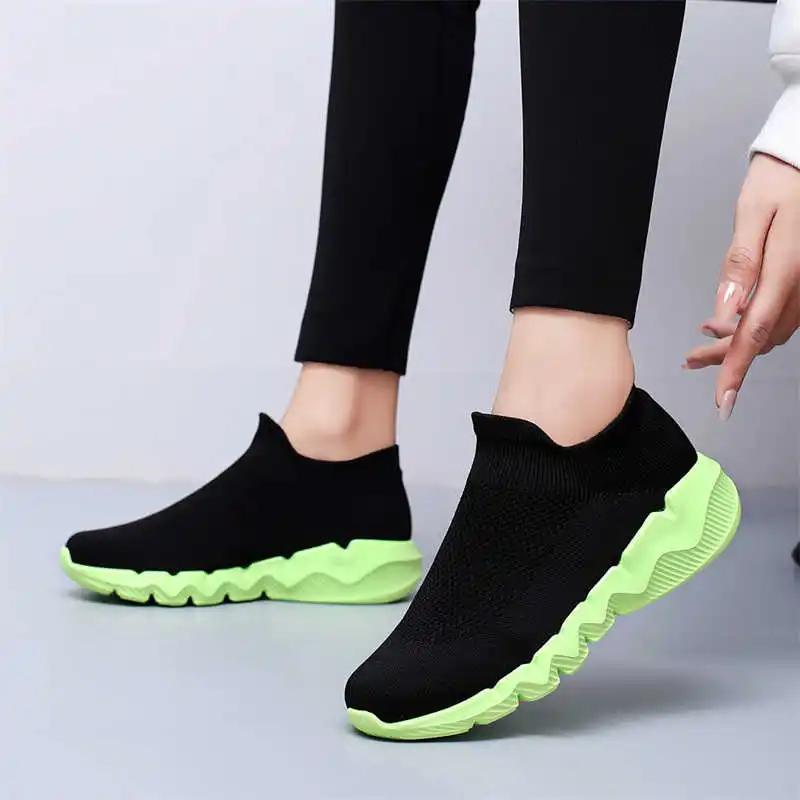 Mode Katoen Dikke Zool Dames Sportschoenen Maat 47 Dames Wandelsneakers Sport Krasofka Nieuw Seizoen Nieuwjaar's Sepatu Schattig