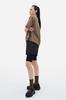 Jaa [Jaah] Cotton Color Block Short Sleeve T-Shirt_Beige