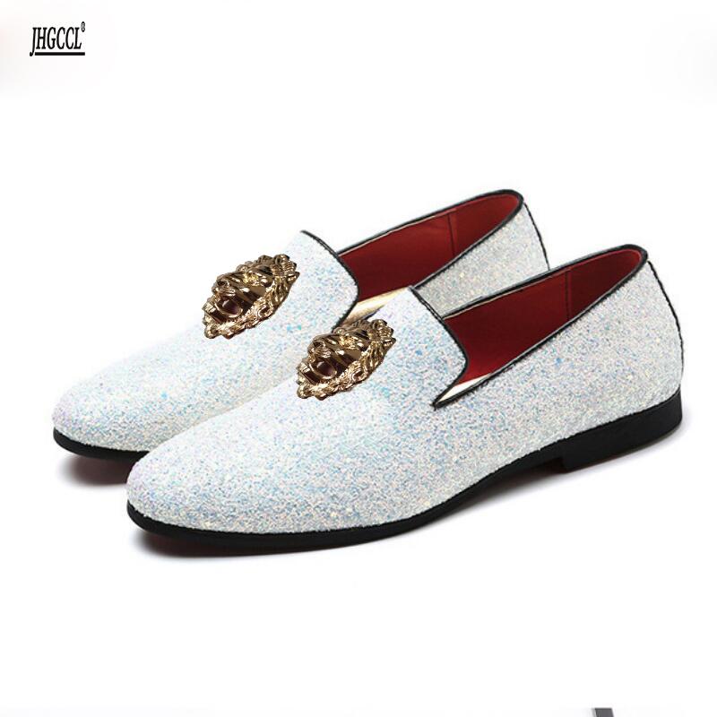 

Мода Роскошь Мужской Дизайнерский уличный трендсеттер джентльмен балетки обувь Мода Повседневная Обувь Шарм свадебное платье выпускной вечер Обувь A9 37 белый