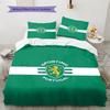 Sporting CP Pattern Bedding Quilt Set  Home Decoration  Gift (1 * duvet cover + 2 * pillowcase  without core)