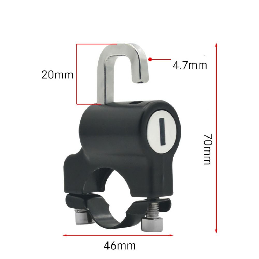 Multifunctional Handlebar Helmet Lock Safety Fixed Electric Motorcycle  Bicycle Accessories
