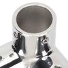 3 Way Corner Tee Joint 316 Stainless Steel Mirror Polished Yacht Hand Rail Elbow Pipe Fittings