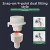 1pc Tap Adaptor Replacement Tap Connector Leak-Proof For Home Washing Machines Accessories Easy-Installation