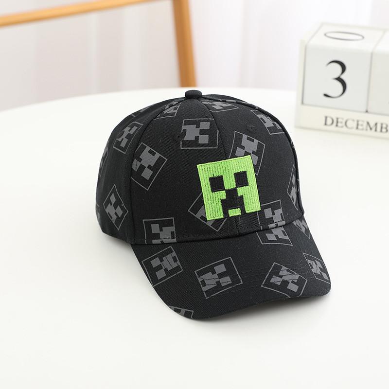 Minecraft Hip Hop Kids Baseball Cap With Sun Protection For Summer Play And Sunshade