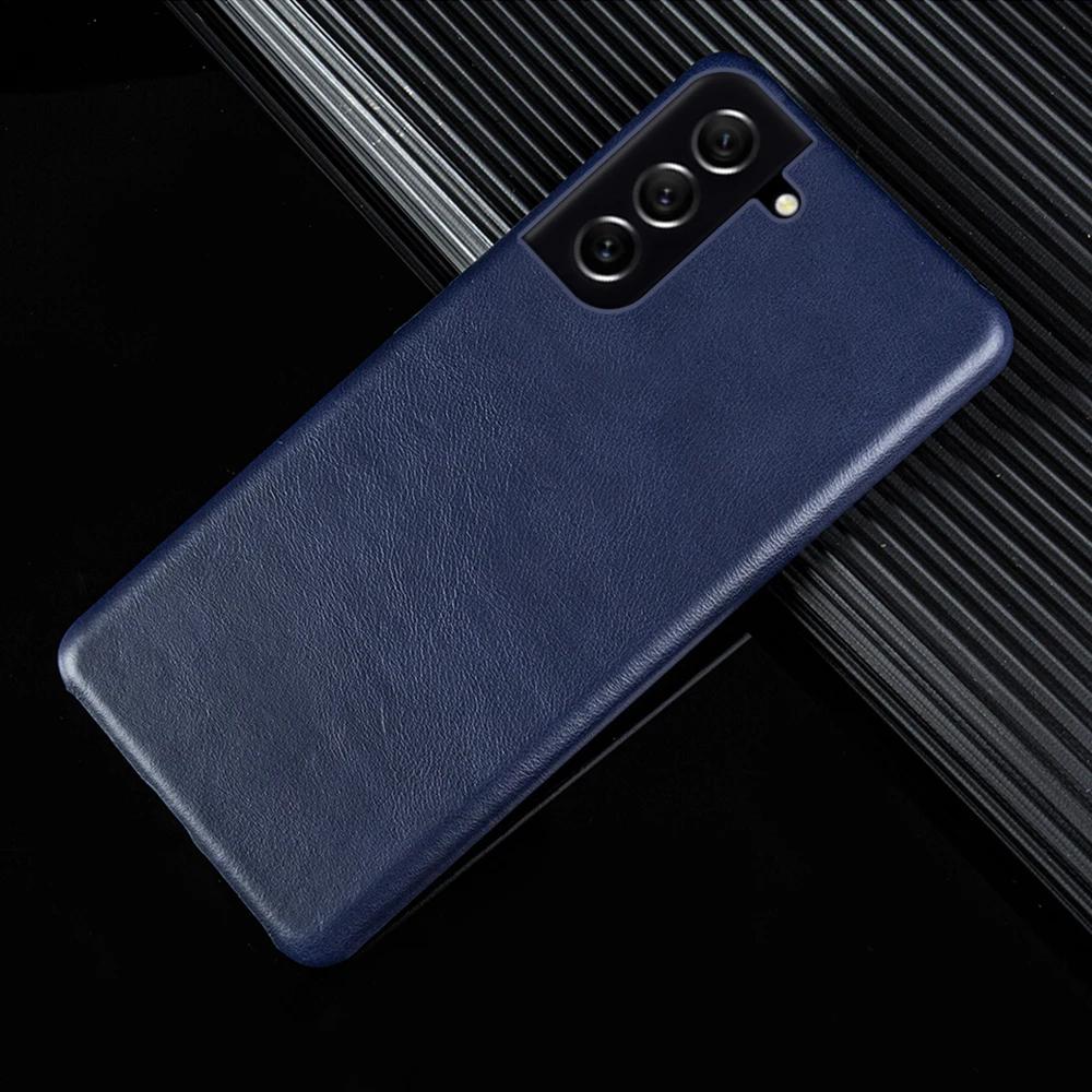 Hand Made Genuine Leather Cases for Samsung Galaxy S21 FE S20 S20FE 5G S20Plus Aesthetic Vintag Pattern Phone Shell Cover Back