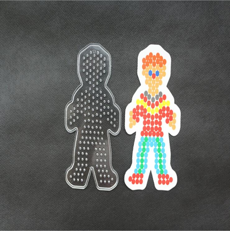Non-Toxic Yant Jouet 5Mm Mini Pegboard Animal Dog Duck Transparent Template Board Diy Figure Material Board Hama Perler Beads For Children