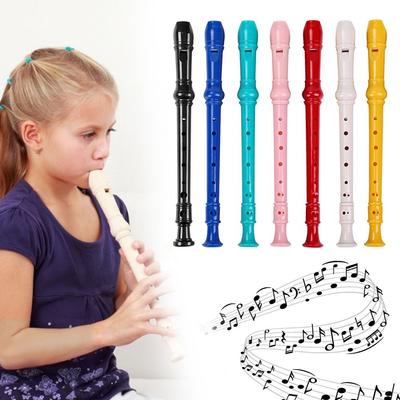 Practice Training Plastic For Beginner Long Flute Clarinet Musical Instruments Soprano Recorder