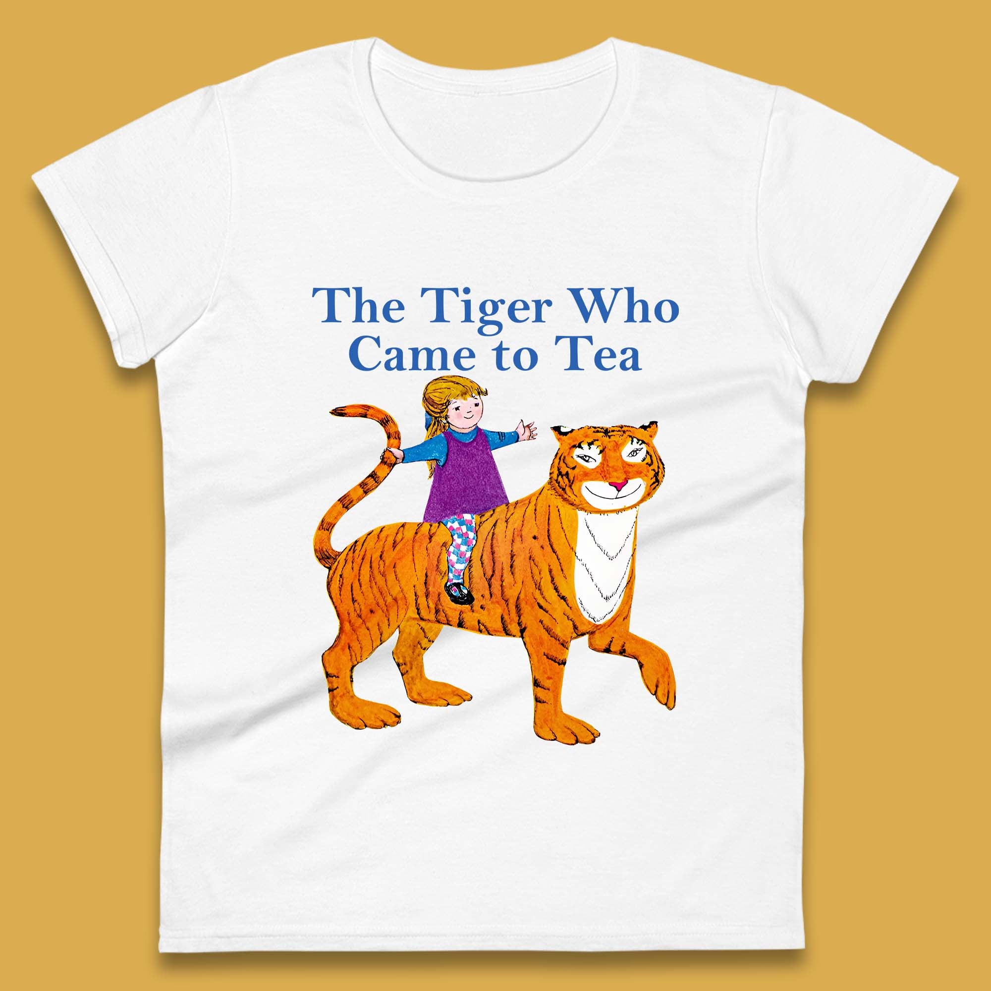 

The Tiger Who Came To Tea Book Day Womens T-Shirt Mens Tops Tees Unisex S