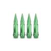 4pcs Car Universal Bullet Head Screws Valve Caps Personalized Modifications Pointed Valve Tips Bicycle and Motorcycle Tires
