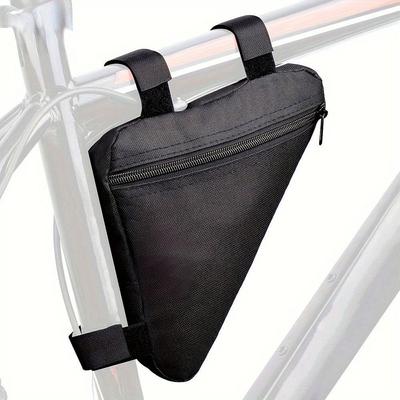 Spacious Storage Bicycle Triangle Bag Bike Beam Hanging Bag  Outdoor Sports