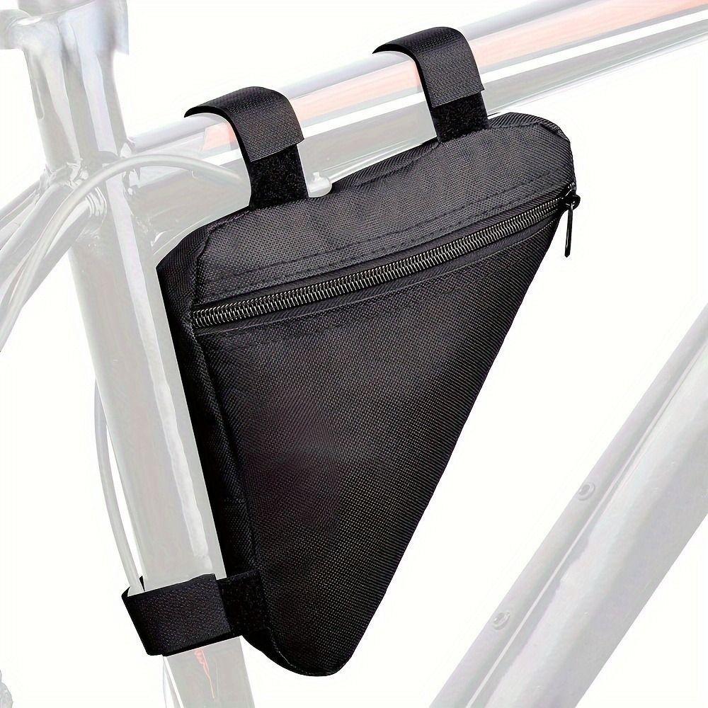 Borsa Triangolare Spaziosa per Bicicletta Impermeabile Borsa da Appendere al Telaio della Bici Bici da Strada