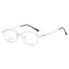 Brand Prescription Glasses Anti Blue Light Reading Glasses Men High Quality Small Square Titanium Eyeglasses Sight Plus Lenses
