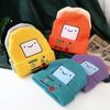 BMO Lake Blue Wool Knitted Hat Unisex Women Beanie Skullies Finn Jake Beanies Caps Cute Smiling Face Winter Warm Bonnet