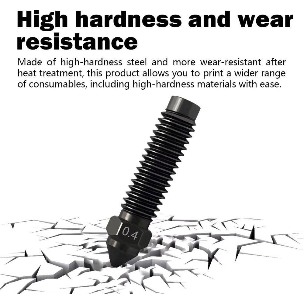 1pcs High-Speed Hotend Kit Hardened Steel 3D Printer Parts Upgrade Parts for Elegoo Centauri Carbon