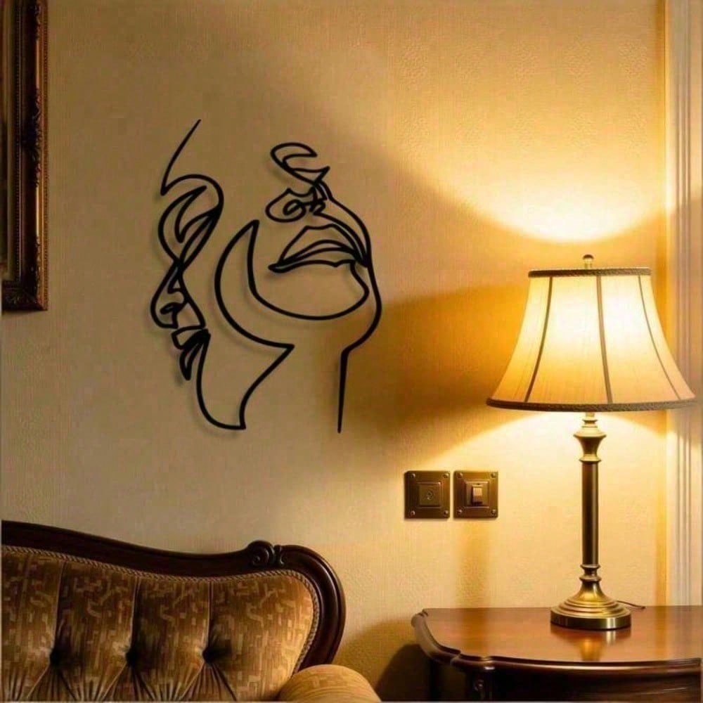 Modern Abstract Iron Wall Art Metal Sculpture Home Decor